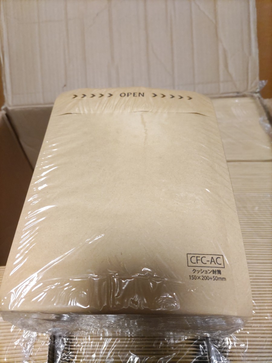ダンボールワン クッション封筒（小物用サイズ ）（茶色） CFC-AC　400枚（50枚入り×8袋）_画像1