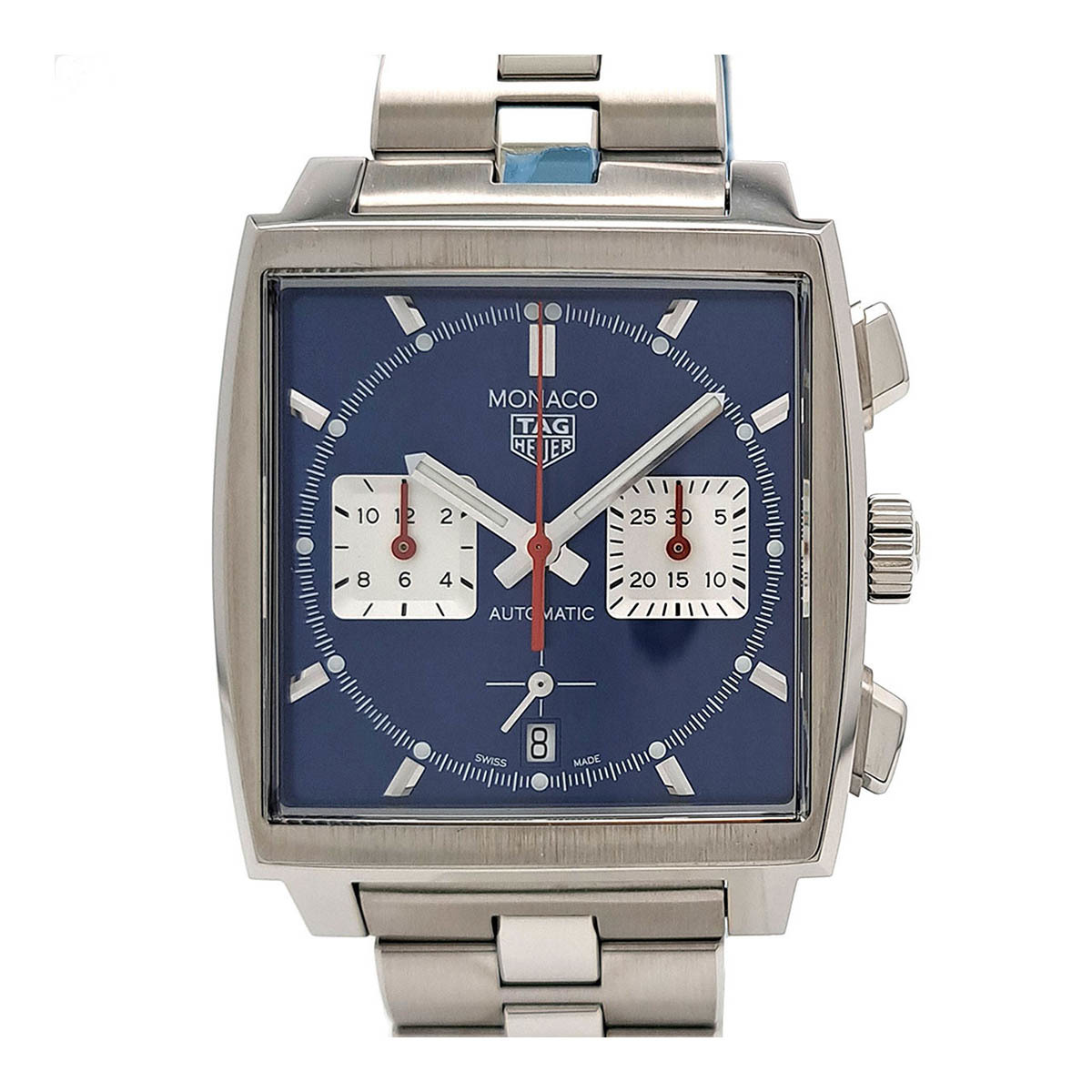  TAG Heuer Monaco kyali bar Heuer 02 chronograph CBL2111.BA0644 self-winding watch stainless steel [ unused goods ] used [ clock ]
