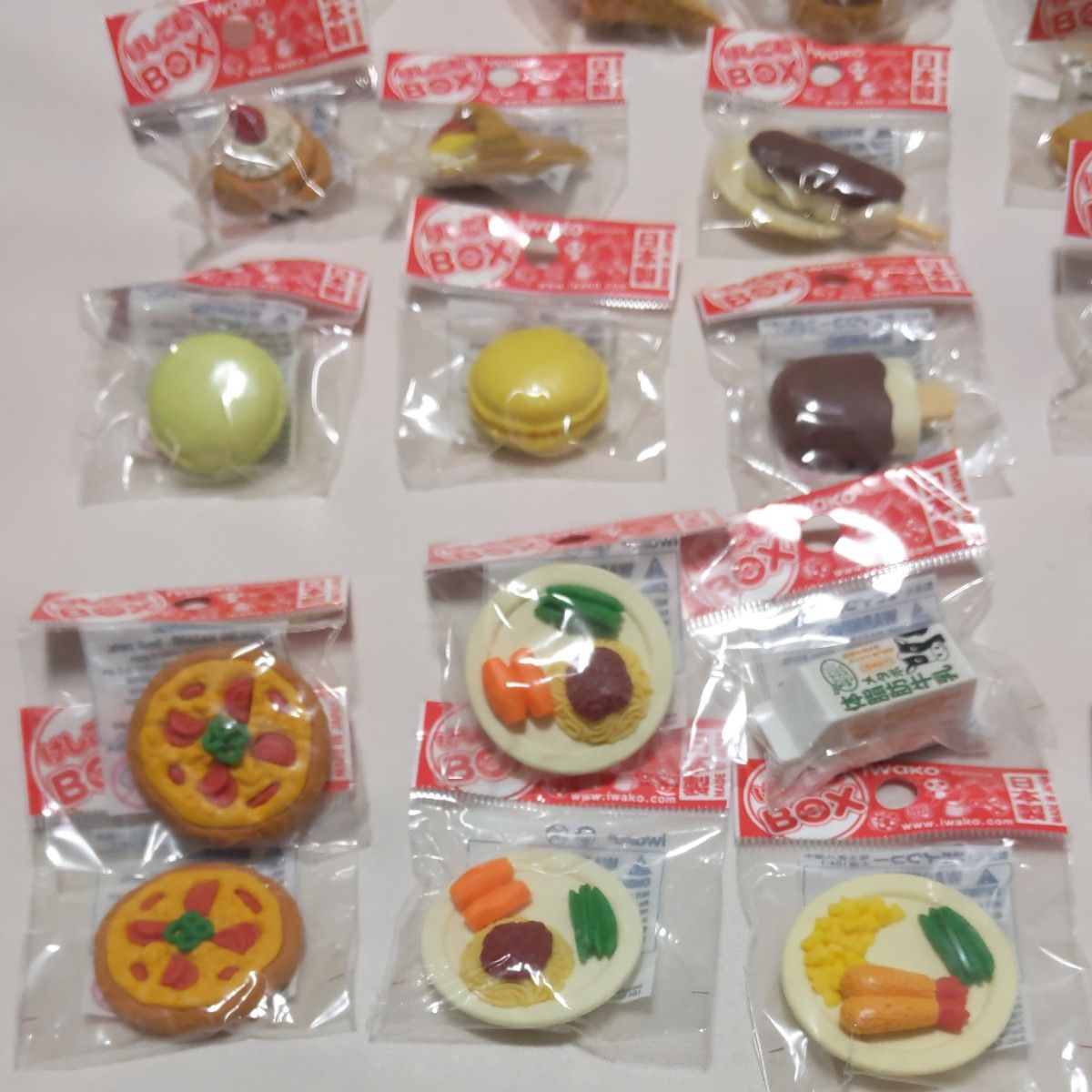 ●おもしろ消しゴム●食べ物・お菓子・スイーツ・飲物　未使用のみ　イワコー