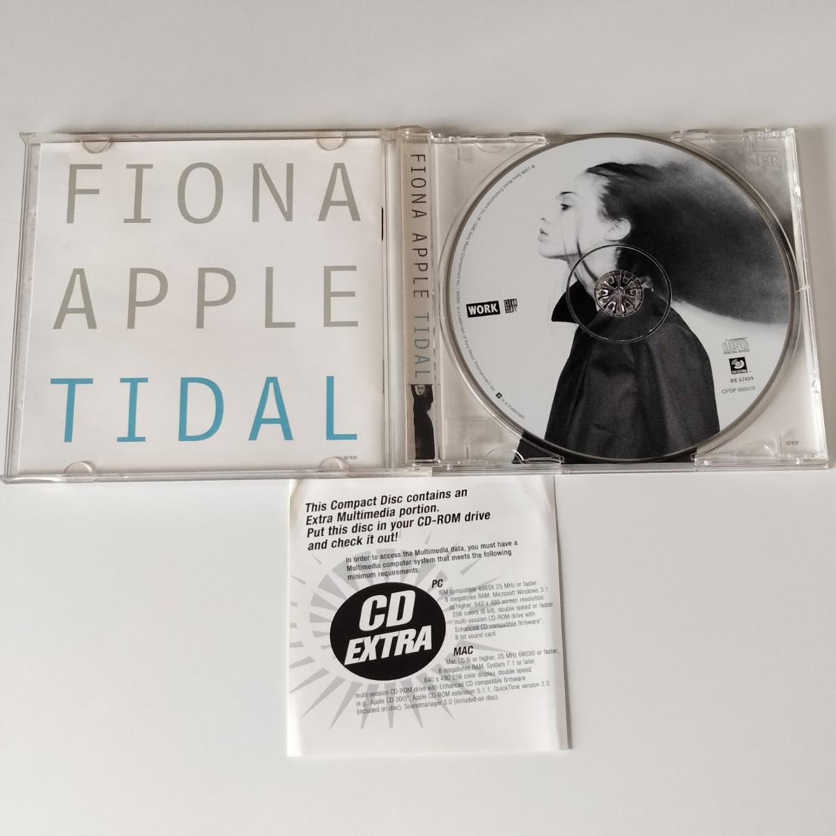 [ зарубежная запись CD]FIONA APPLE / TIDAL (4837502)fi владелец * Apple 96 год First альбом / Van * большой k* park sVAN DYKE PARKS