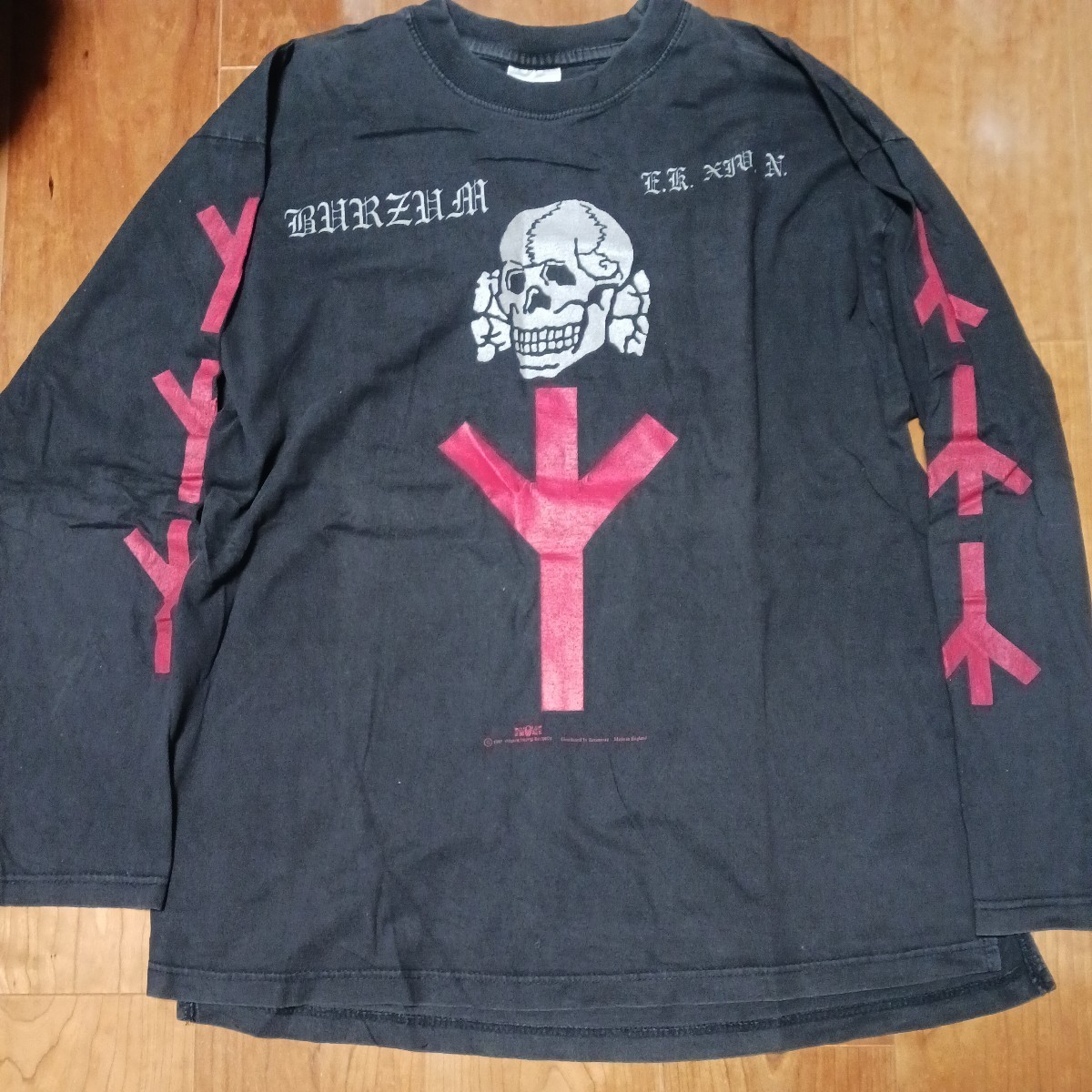 BURZUM 97 year official Vintage long sleeve T-shirt mayhem BURZUM 97 year official Vintage long sleeve T-shirt mayhem