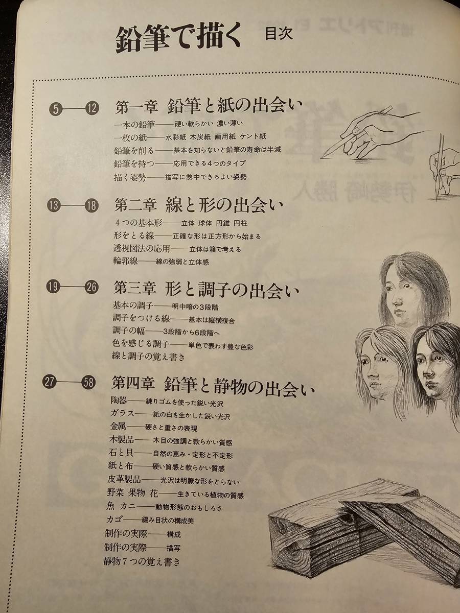 増刊 アトリエ The Magazine of Fien Arts E1 1982年 鉛筆で描く 伊勢崎勝人_画像5