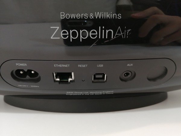 ■【1円スタート/ジャンク】Bowers & Wilkins バウワーズ&ウィルキンス Zeppelin Air iPod iPhone スピーカー 参考価格79,000円 2013年製_画像4