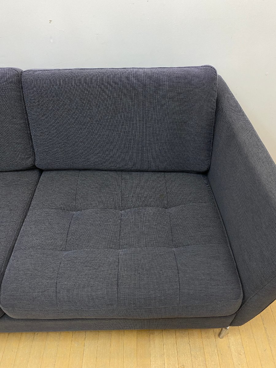 ■【1円～】BoConcept OSAKA SOFA ボーコンセプト オオサカ ソファ 2人掛けソファ 布張り 2シーター 幅170cm ブルー モダン 北欧 名古屋_画像7