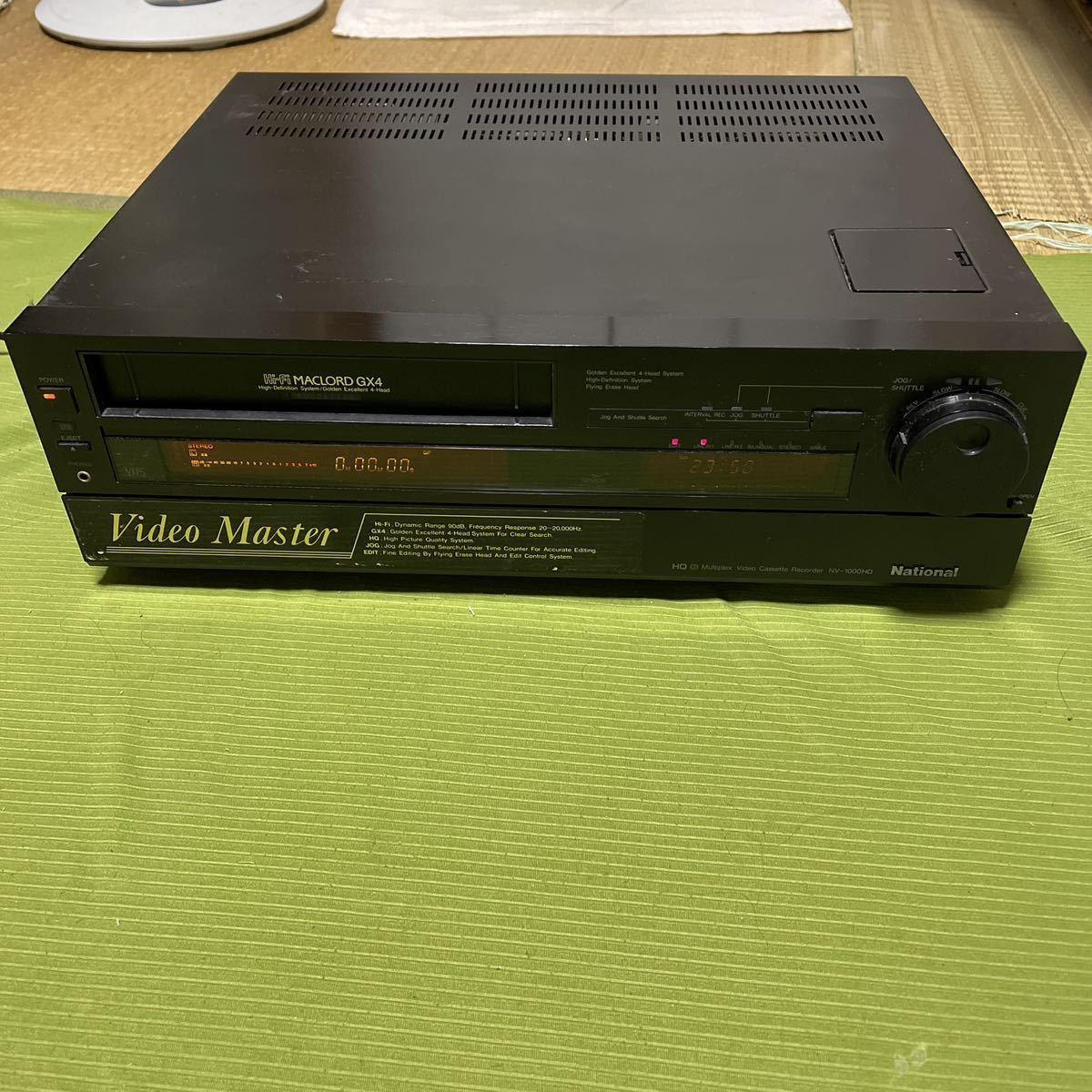 National ナショナル ビデオデッキ NV-1000HD ジャンク扱い_画像1