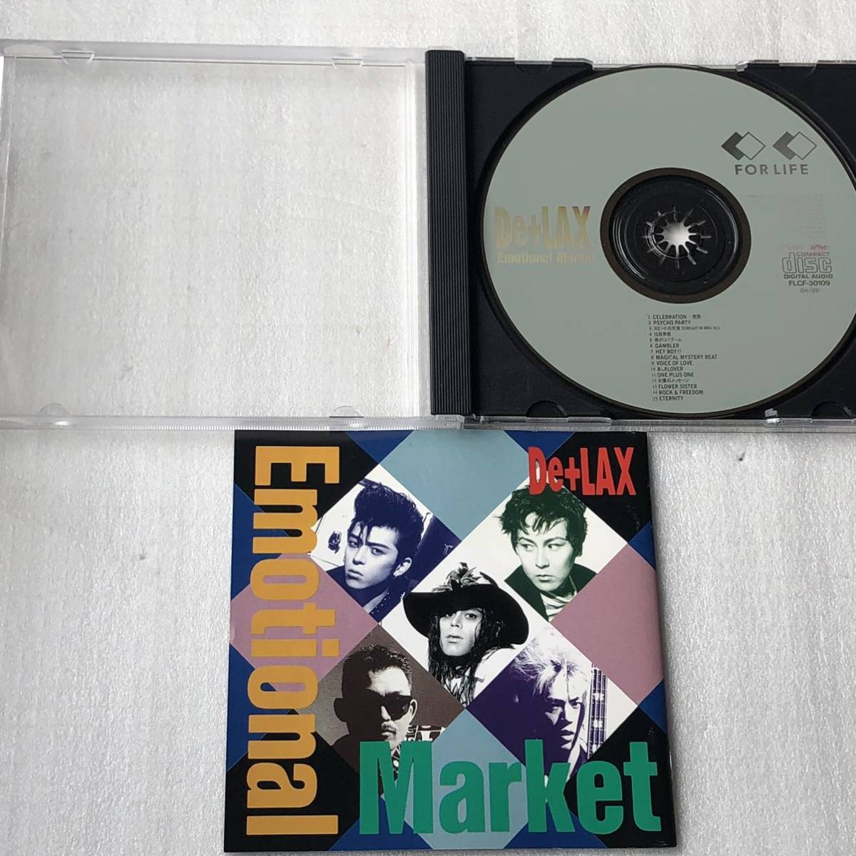 中古CD De-LAX /EMOTIONAL MARKET エモーショナル・マーケット (1991年)_画像3