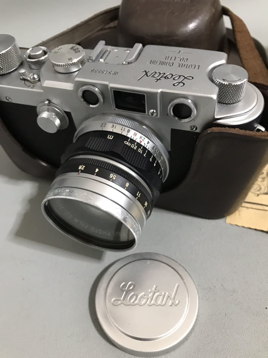 k514 箱付き Leotax Fujinon 5cm F2.8 フィルムカメラ レンズ_画像3