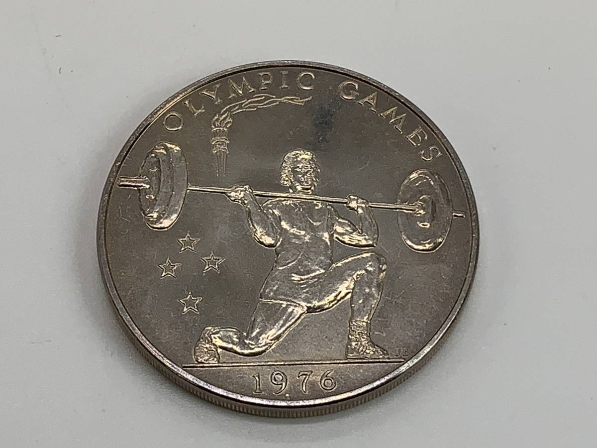★サモア　1タラ　記念硬貨　コイン　モントリオールオリンピック　ウエイトリフティング　1976年　⑭_画像2