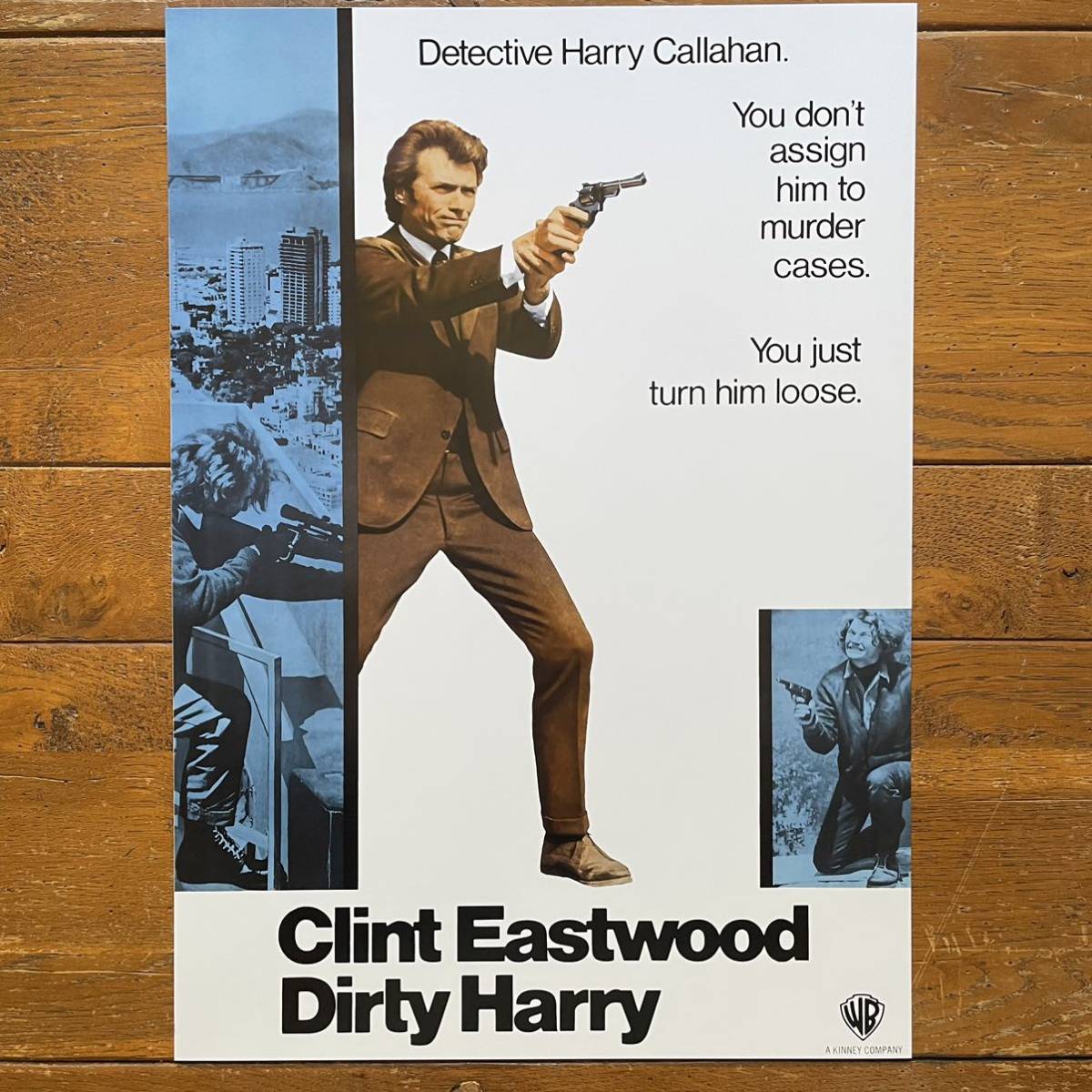 海外ポスター『ダーティハリー』（Dirty Harry） 1971 ★クリント・イーストウッド/44マグナム_画像3