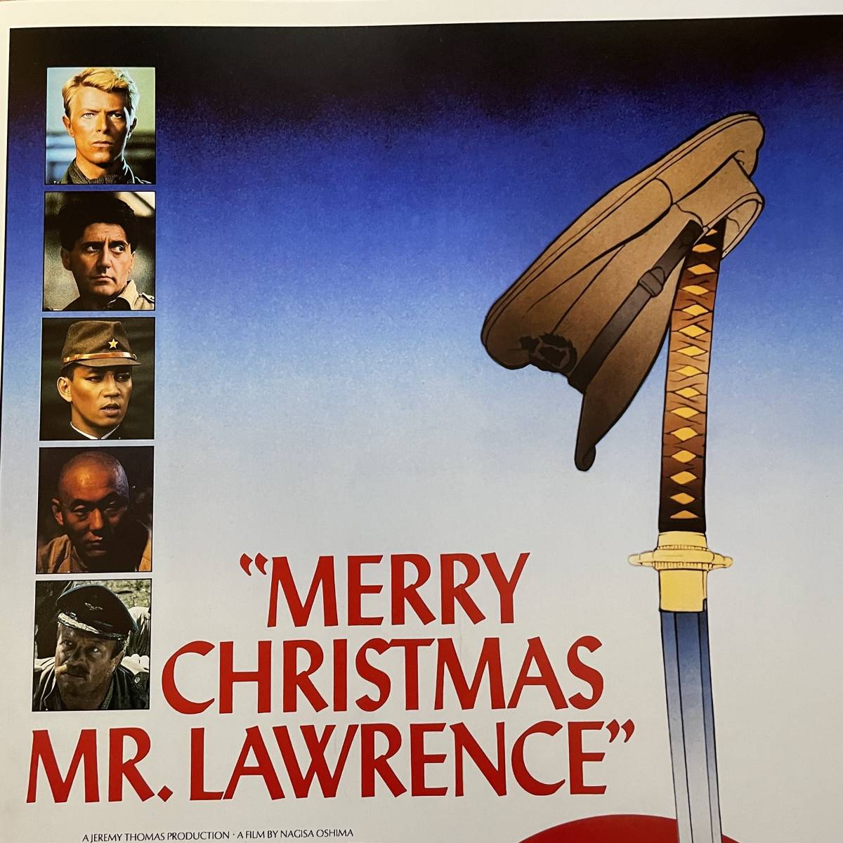 UK版ポスター『戦場のメリークリスマス』（Merry Christmas, Mr. Lawrence）★坂本龍一/YMO/デヴィッド・ボウイ/ビートたけし/大島渚の画像2