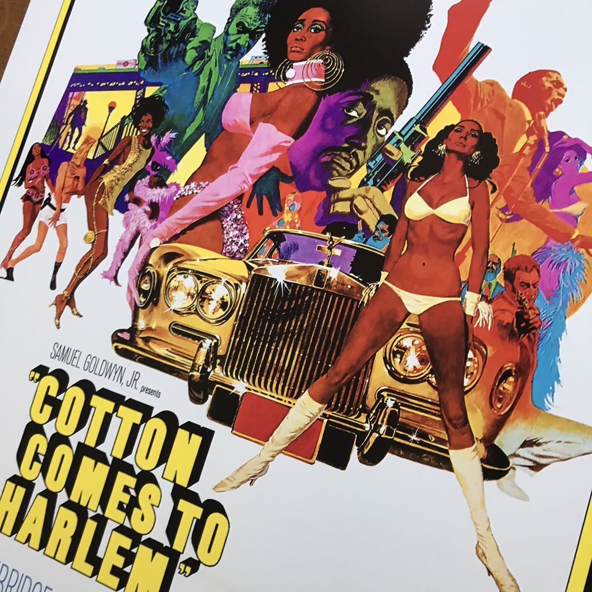 US版ポスター『ロールスロイスに銀の銃』（Cotton Comes to Harlem） (1970) ポスター★オシー・デイビス/ブラックスプロイテーション_画像5