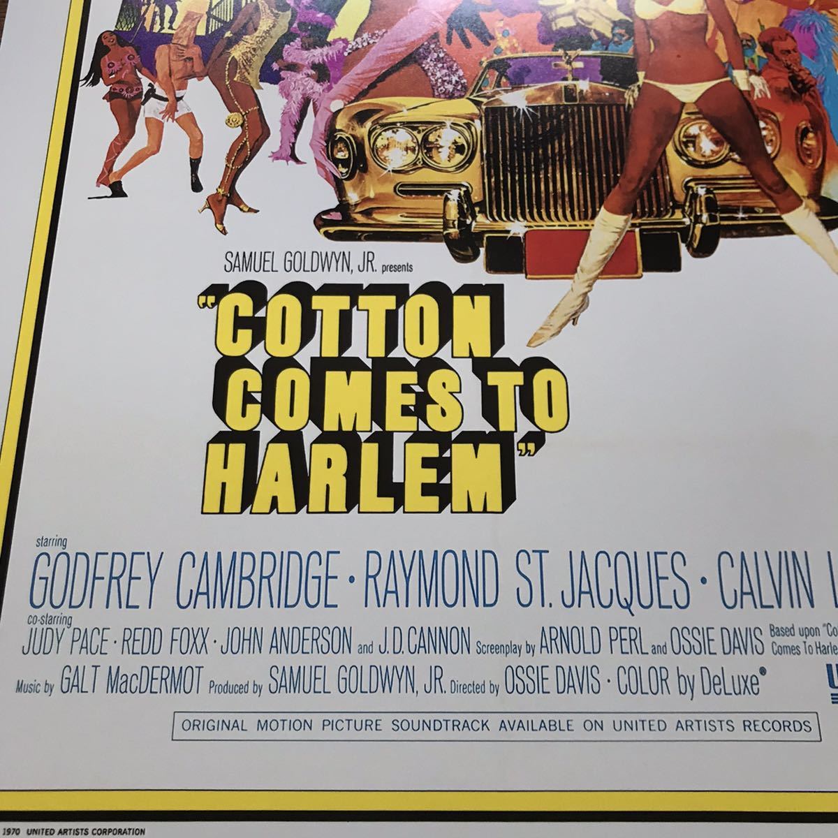 US版ポスター『ロールスロイスに銀の銃』（Cotton Comes to Harlem） (1970) ポスター★オシー・デイビス/ブラックスプロイテーション_画像7