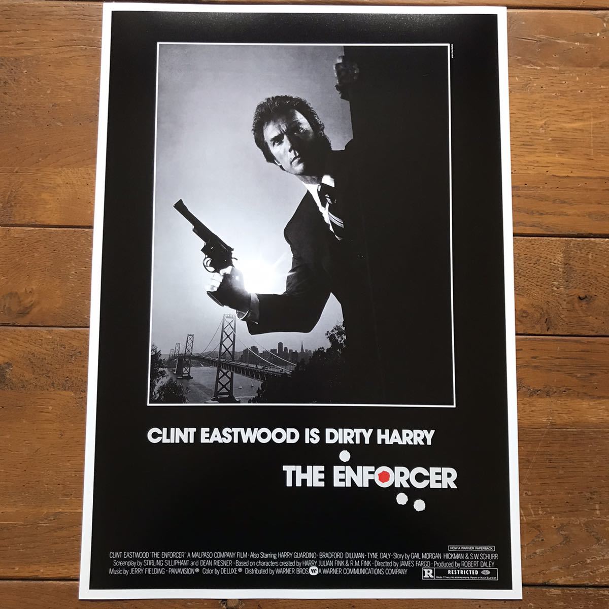 ポスター『ダーティハリー3』（The Enforcer）1976年★クリント・イーストウッド/ハリー・キャラハン_ポスターサイズ：42cm × 29.7cm