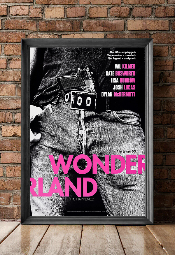 US版ポスター『ワンダーランド』（Wonderland）★ヴァル・キルマー/ワンダーランド ポルノスターの殺意_額装イメージ（額は付属しません）
