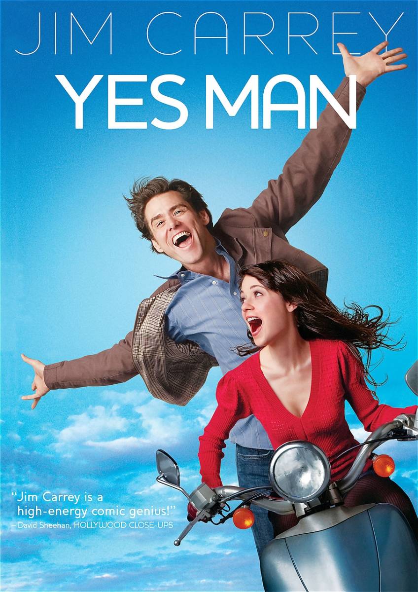 海外版ポスター『イエスマン “YES”は人生のパスワード』（Yes Man）★ジム・キャリー/ズーイー・デシャネル★_ポスターサイズ：42cm × 29.7cm