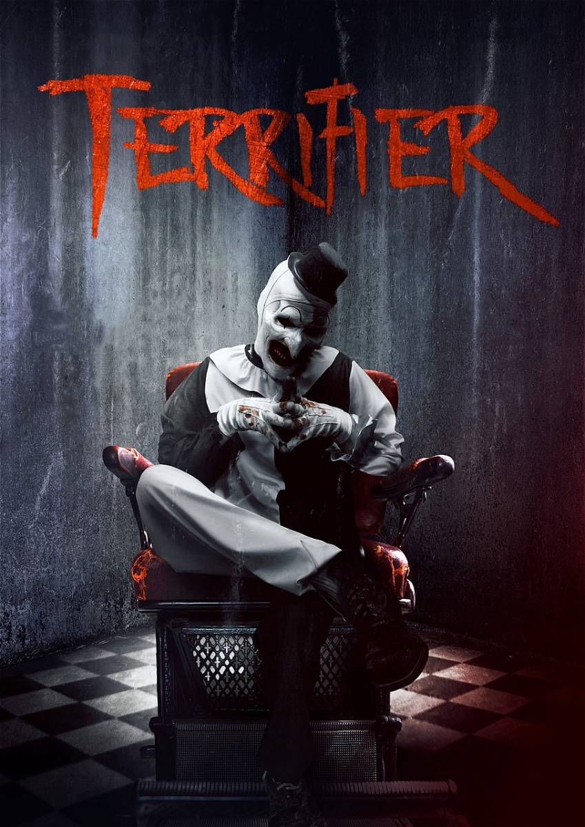 US version poster [teli fur ](Terrifier)* art * The * Crown / Halloween /piero/