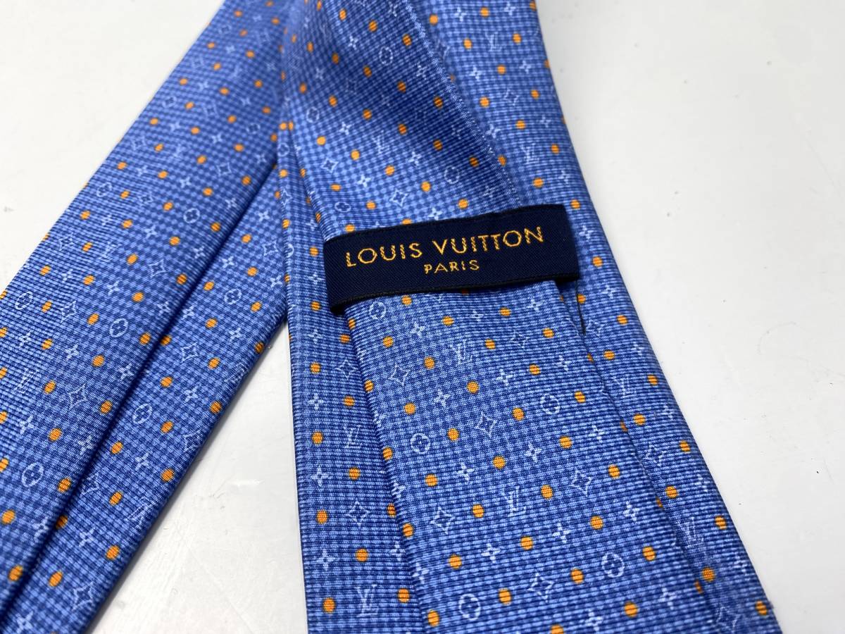 ★LOUIS　VUITTON ルイヴィトン★本物鑑定済 ネクタイ 2点まとめ売り ビンテージ【中古/現状品】_画像9