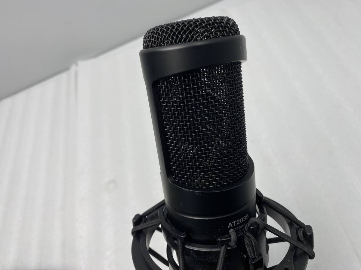 ★audio-technica オーディオテクニカ★AT2035 コンデンサーマイク【中古/現状品/動作未確認ジャンク】_画像2