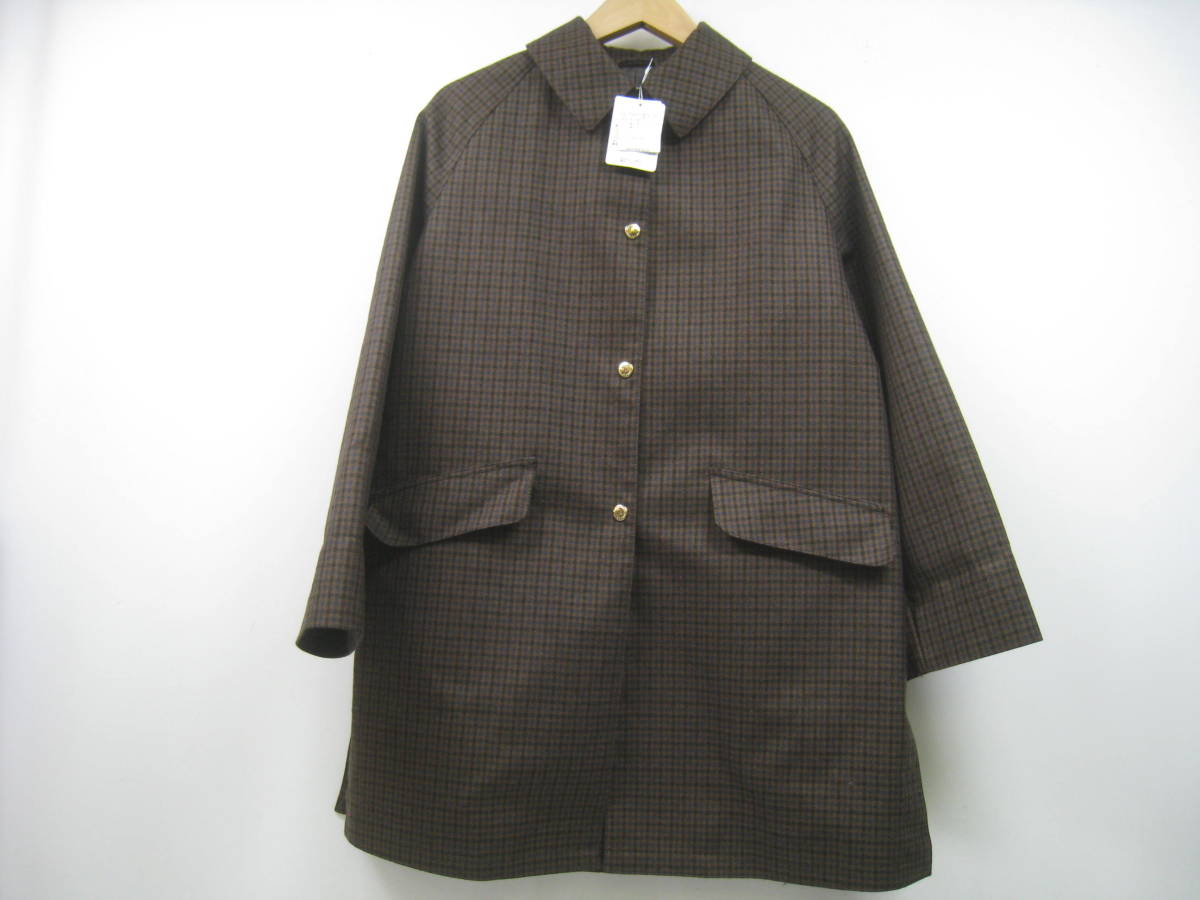  new goods regular price 88000 jpy 2023 year MACKINTOSH PHILOSOPHY Macintosh firosofi- wool bonding coat H5A01810 tea Brown 36