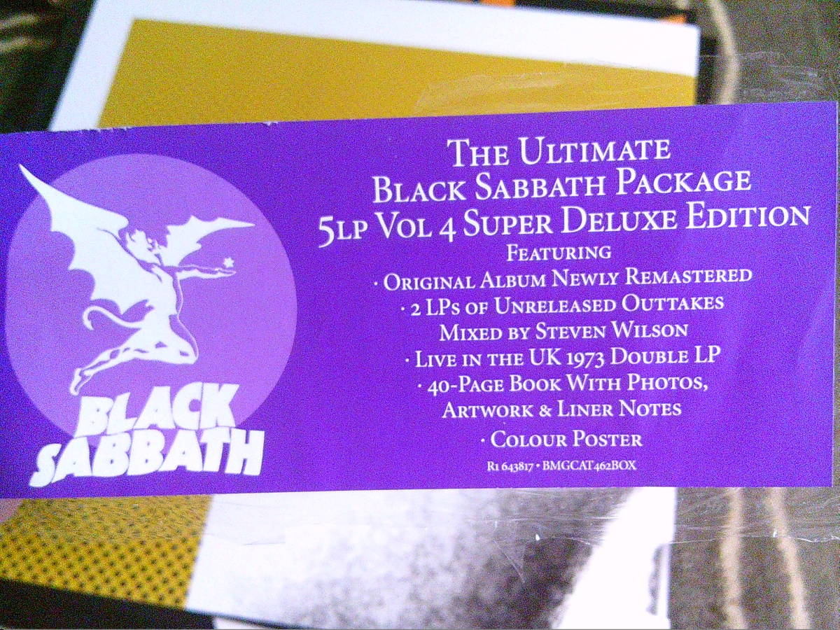 BLACK SABBATH[VOL.4 SUPER DELUXE]5LP+BOOK_画像5