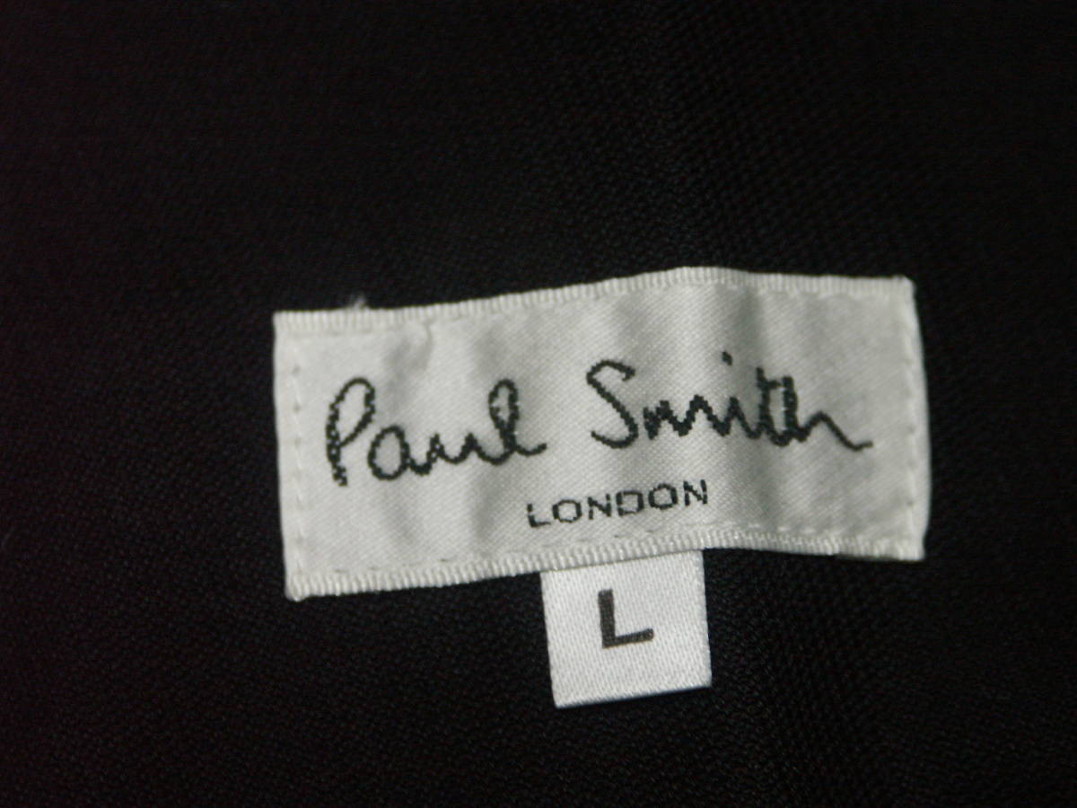 ポール・スミス　スプリング・コート　色：ブラック　サイズ；L_内部タグ。サイズ：L
