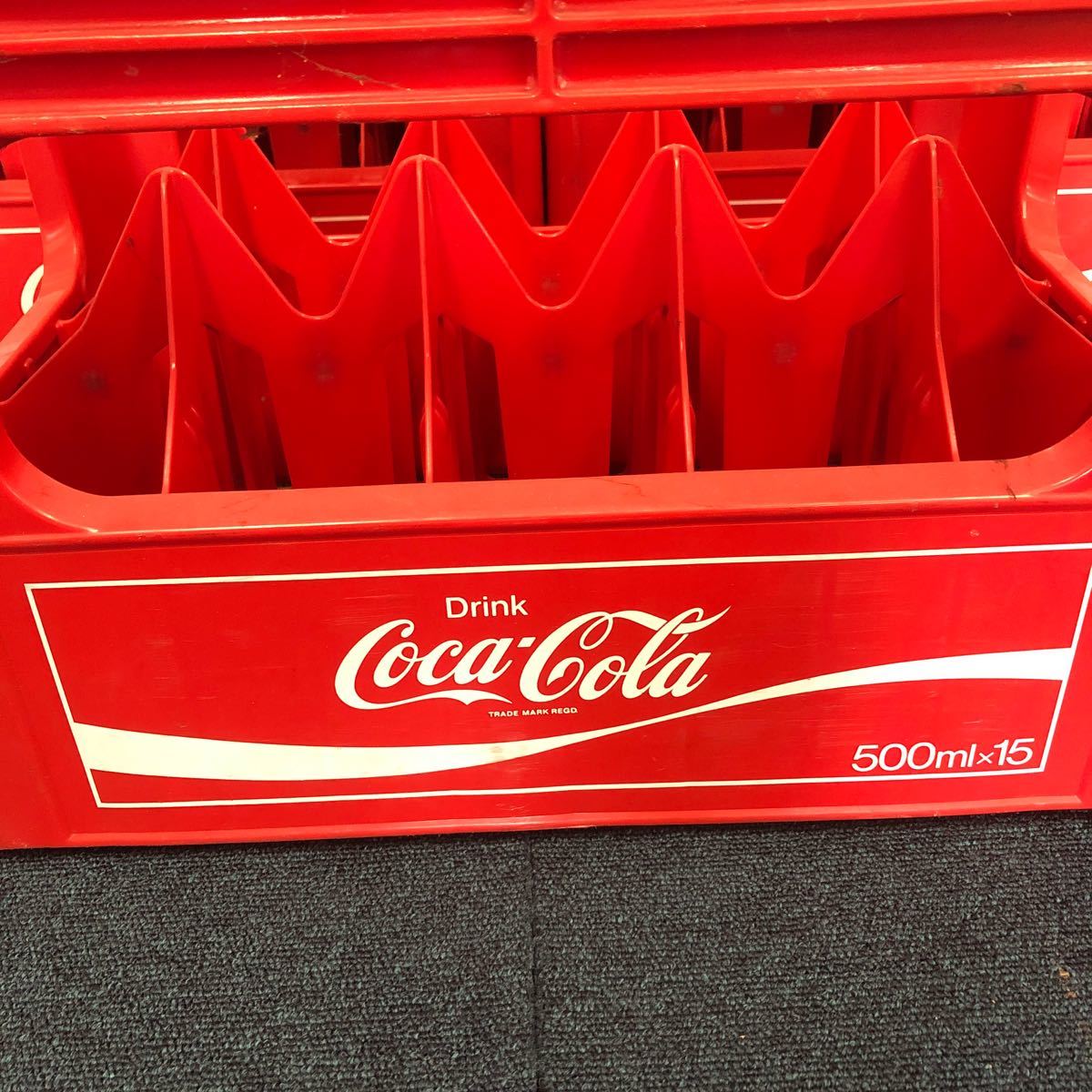 ［ゆec］Coca-Cola コカコーラ サッポロビール リボンシトロン オレンジ 空箱 6箱まとめて 細長 昭和レトロ 雑貨 アンティーク _画像3