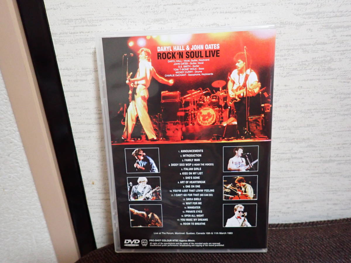 ダリルホール＆ジョンオーツ　ホール＆オーツ　DARYL HALL &JOHN OATES HALL &OATES/ROCK'N SOUL LIVE 中古_画像3