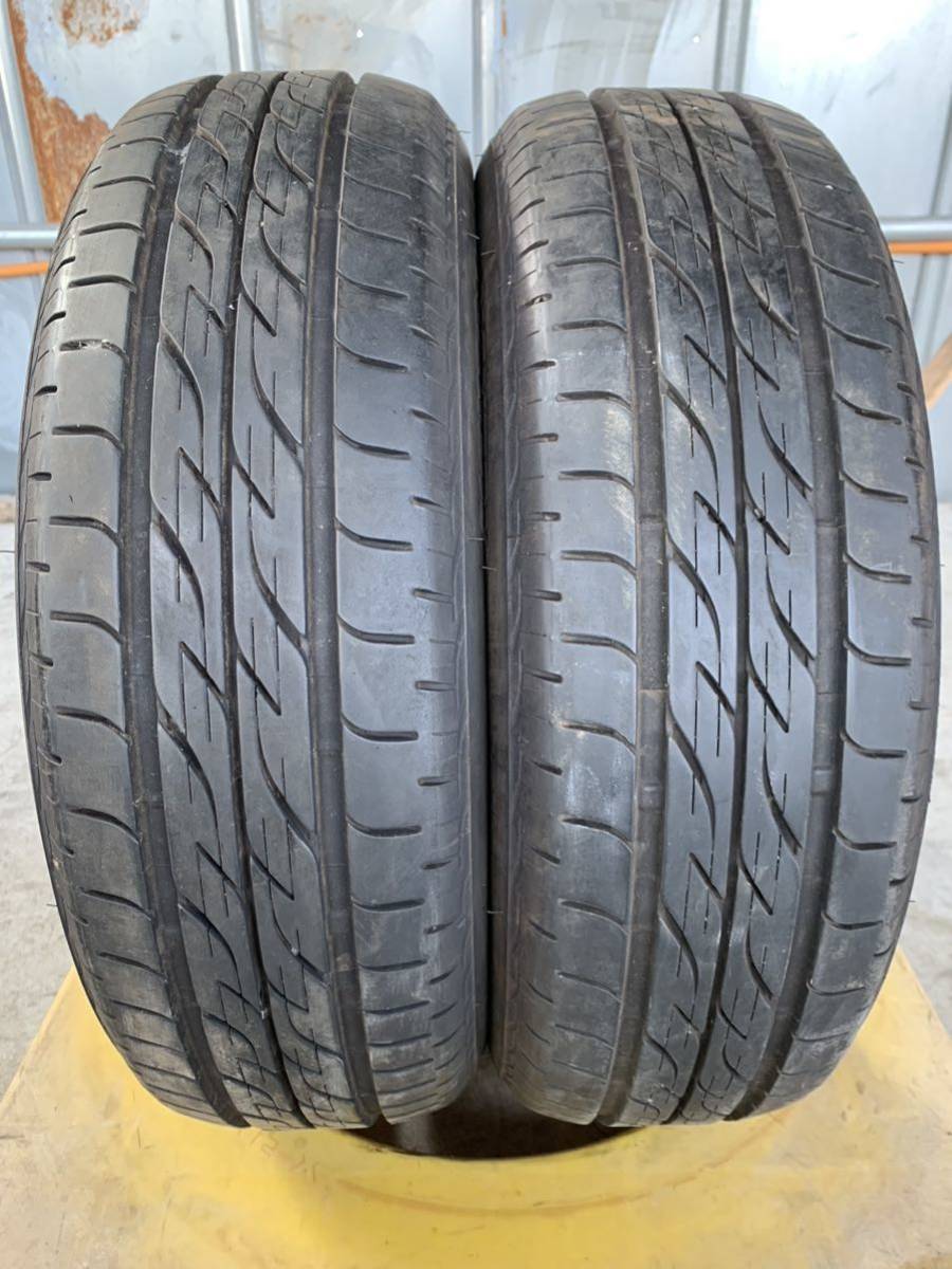 送料込み！175/60R16 BRIDGESTONE NEXTRY 21年製 4~5mm 中古タイヤ２本_画像1