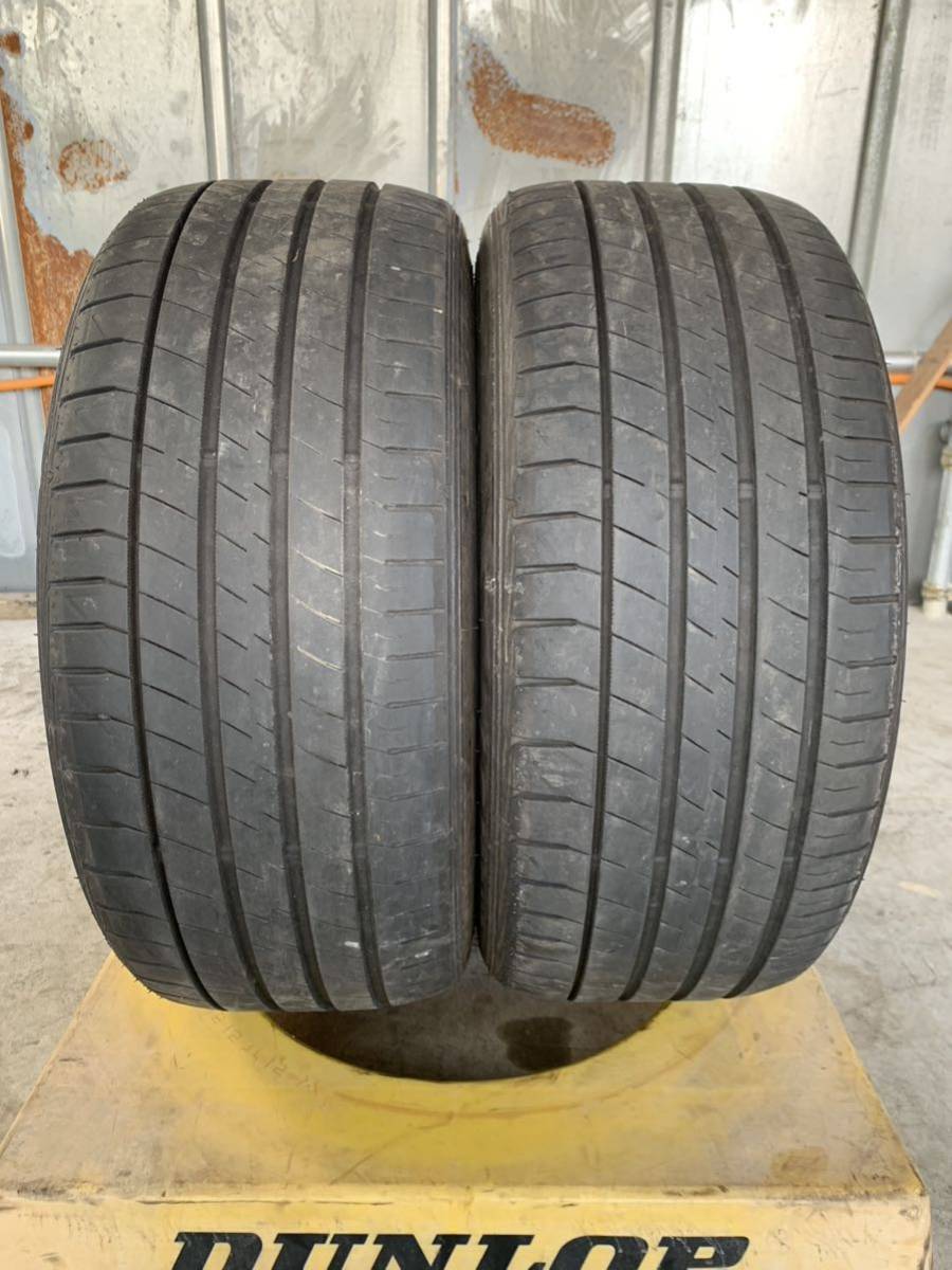 送料込み 225/40R18 DUNLOP LE MANS V 4~5mm 20年 中古タイヤ 2本の画像1