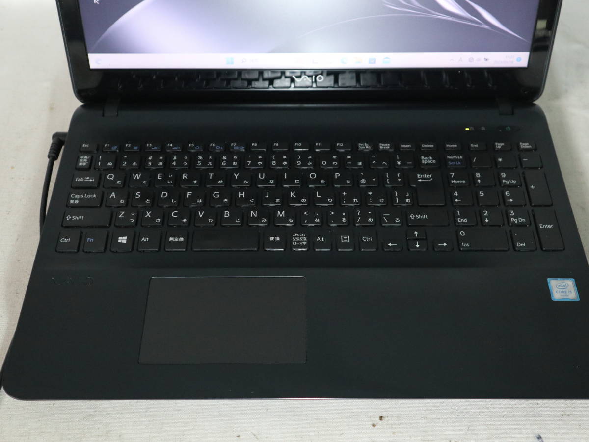 ★VAIO ブラック S15 6300HQ/ 第6世代 Core i5★ win 11 pro ≪ 爆速仕様 ≫ 新品SSD512GB/メモリ8G/WebCam/WiFi/DVD/Bluetooth/office2019_★綺麗な状態