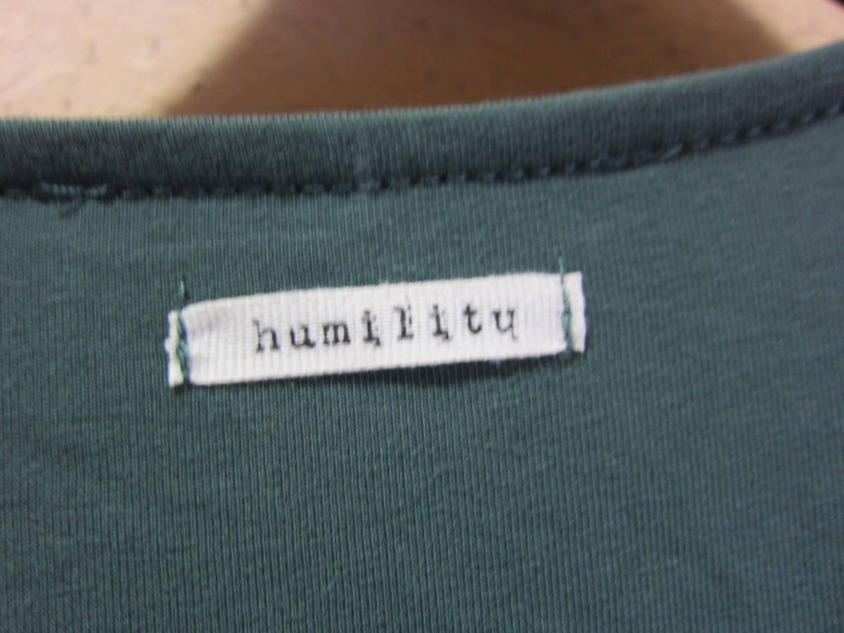 イタリア製 humility ユミリティ レディース M ワンピース ㈱アノア正規輸入品 緑系 タ692_画像5