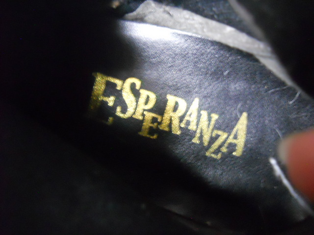 ESPERANZA Esperanza boots knee high boots size M black .659
