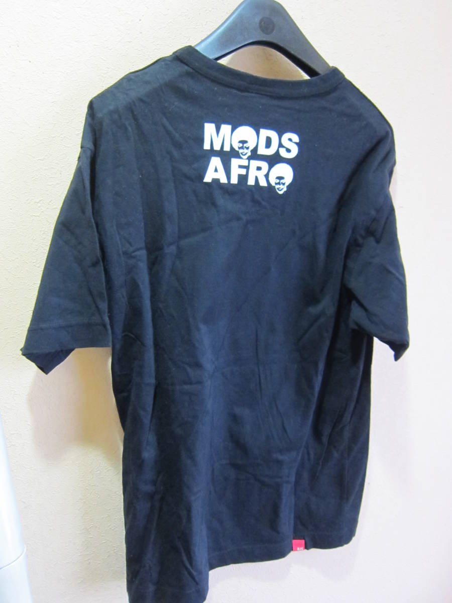 OJICO オジコ 日本製 メンズ M MODS AFRO Ｔシャツ カットソー トップス レディース にも アフロ 黒 タ711_画像3