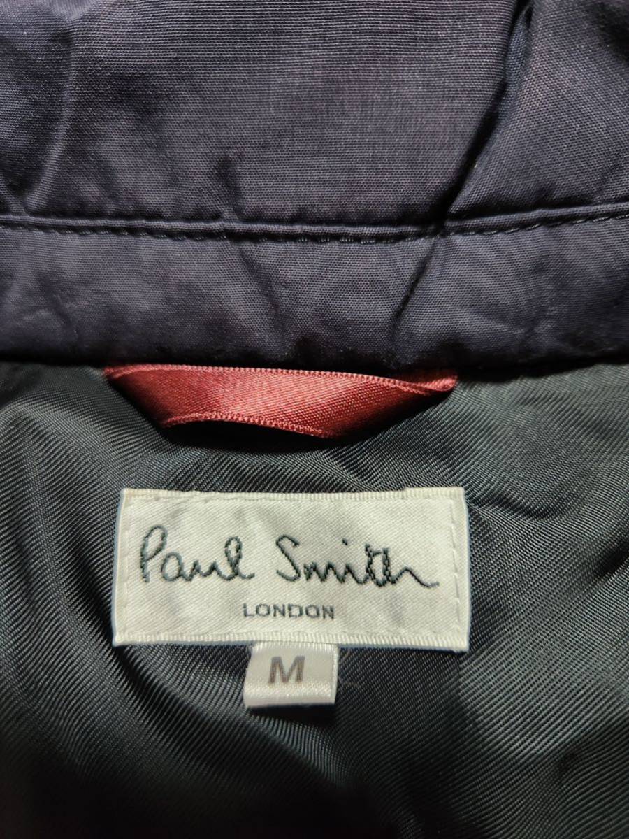 Paul Smith ポールスミス ダウンジャケット ネイビー M 美品　裏地きれい 紺 おしゃれ イギリス　2way_画像3
