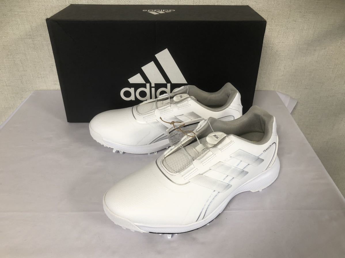  free shipping * new goods * Adidas Golf TRAXIONLITE MAX BOA*(25.0)*GZ3853*adidas GOLF boa golf shoes 