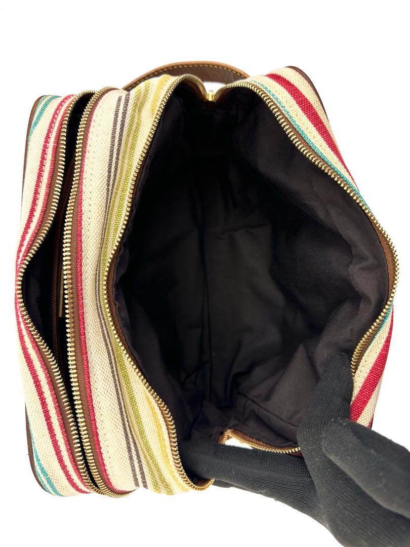 バリー BALLY クラッチバッグ キャンバス セカンドバッグ ストラップ 6色 second bag 総柄 茶革 真鍮 メンズ レディース Clutch bag