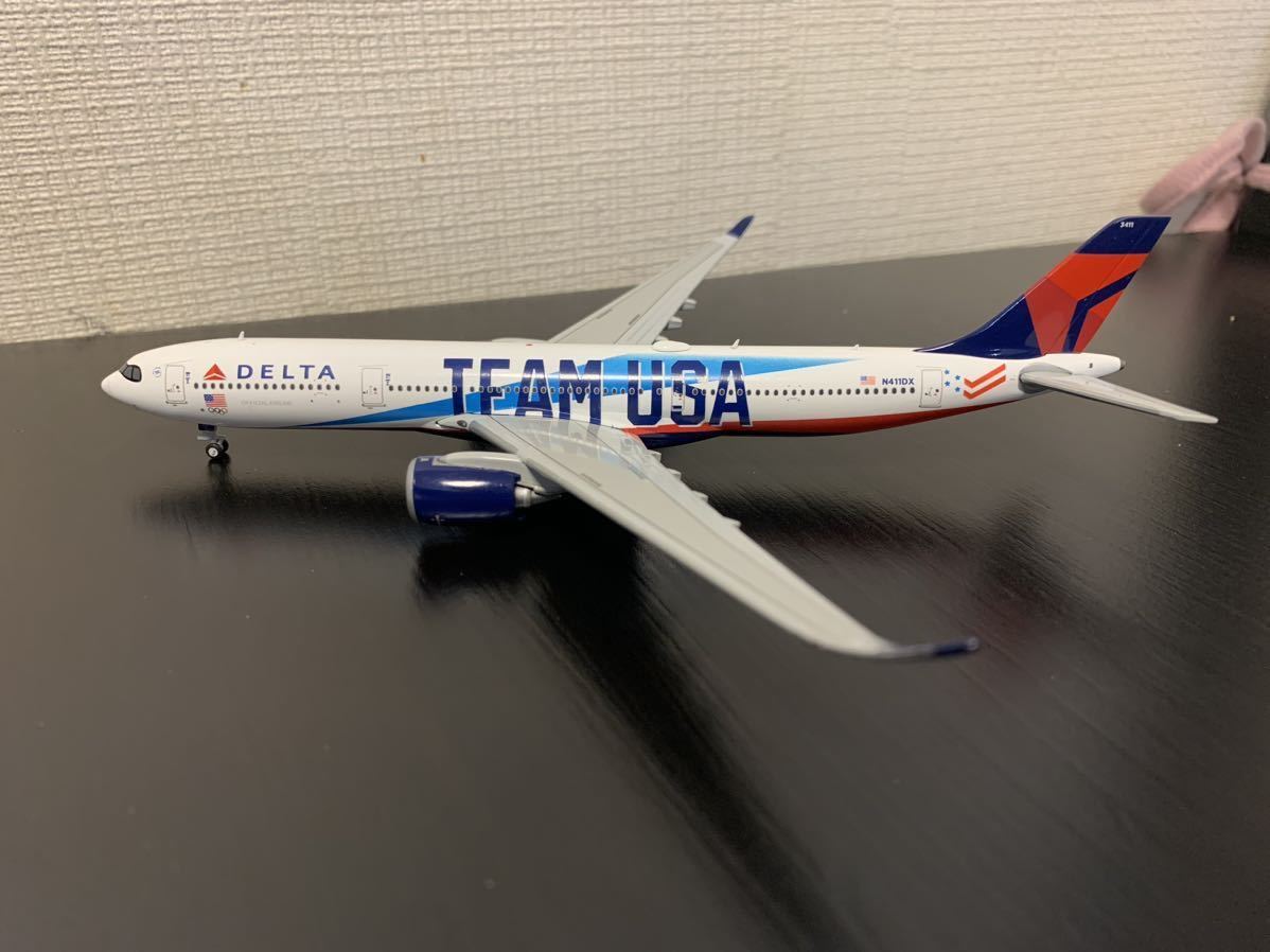 1/400 Gemini Jets デルタ航空 A330-900neo N411DX Team USA_画像2