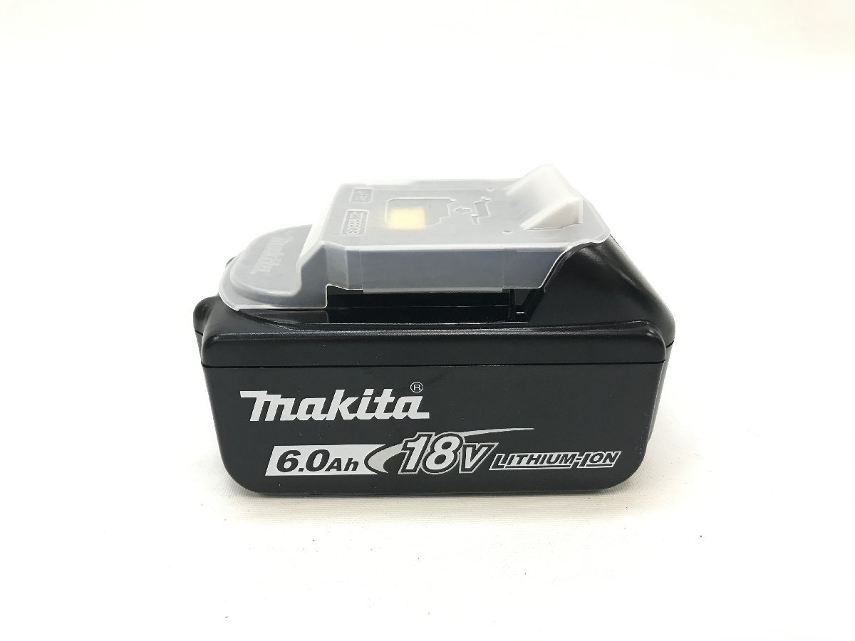 1円～ 未使用品 makita マキタ 18V 6.0Ah 純正リチウムイオンバッテリー BL1860B F12-96_画像2