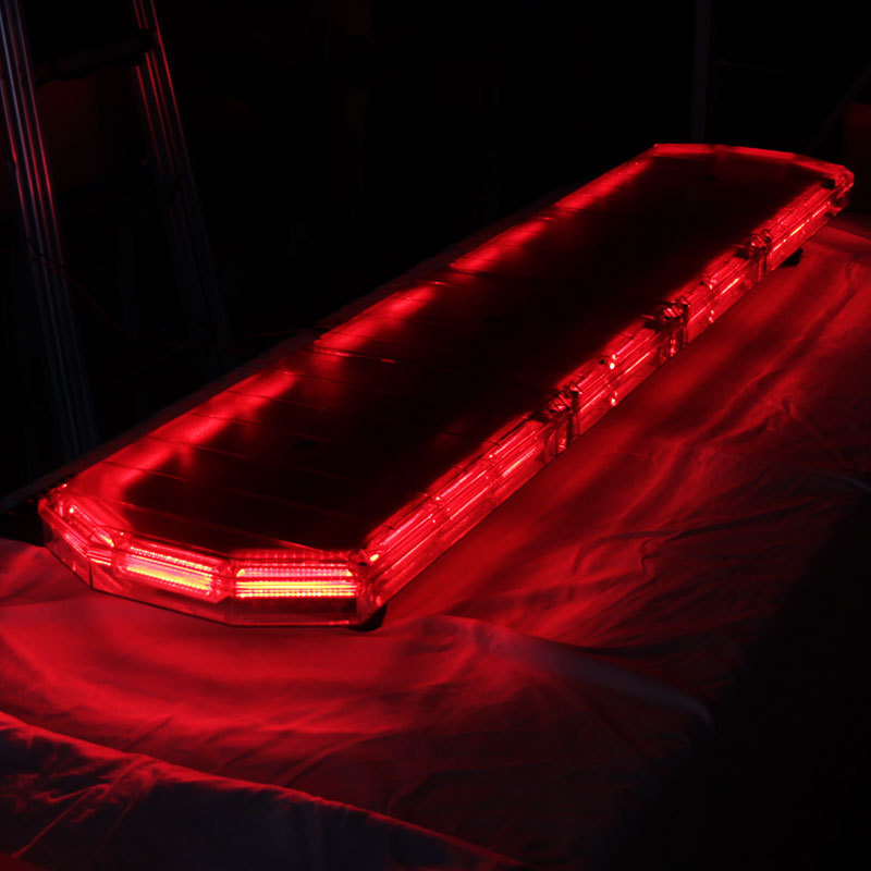 【全長150cm】LED 回転灯 大型ラウンドタイプ 【レッド】 赤色 赤 点灯パターン21種類 高照度COBチップ 緊急車両 レッカー車 WB-833-150_画像5