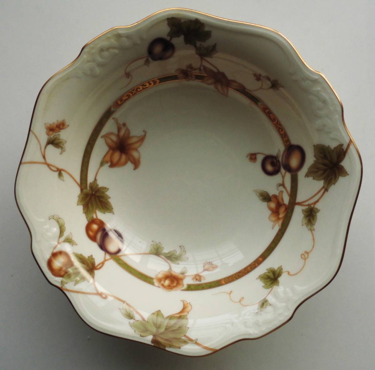 ☆ノリタケ・深皿★Noritake－FAENZA ファエンツァ・Contemporary コンテンポラリー★径25cm×高さ7.4cm★_画像1