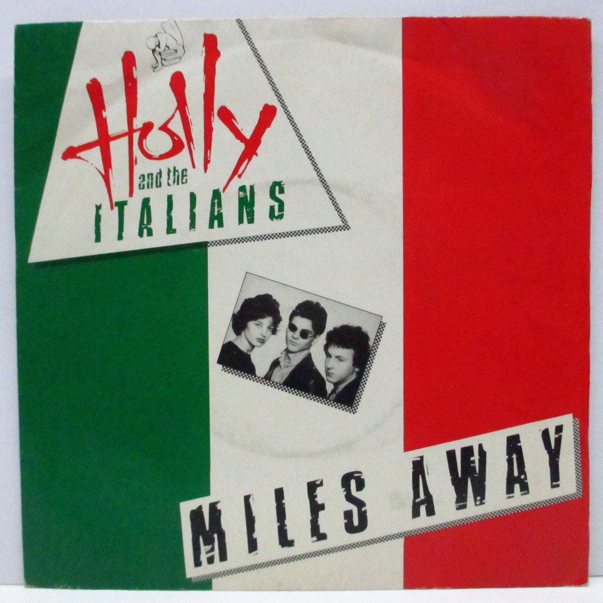 HOLLY AND THE ITALIANS-Miles Away (UK オリジナル 7+「全面ステッカー仕様」光沢_画像1