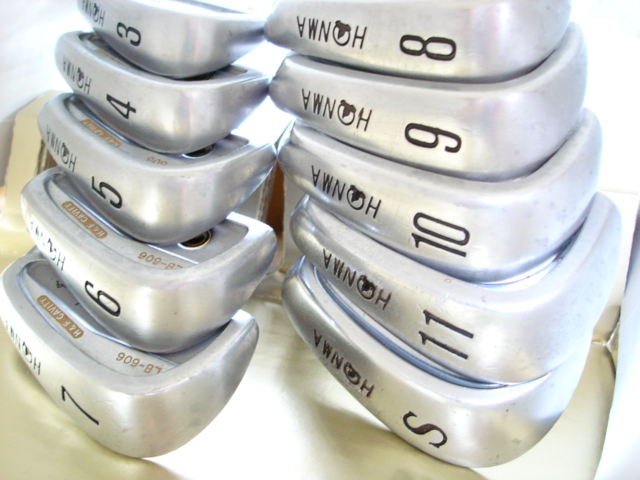 本間ゴルフ◆◆ 最高級 LB-606 FORGED 4星クラス 豪華10本組 ◆◆定価￥880.000円!!!_画像2