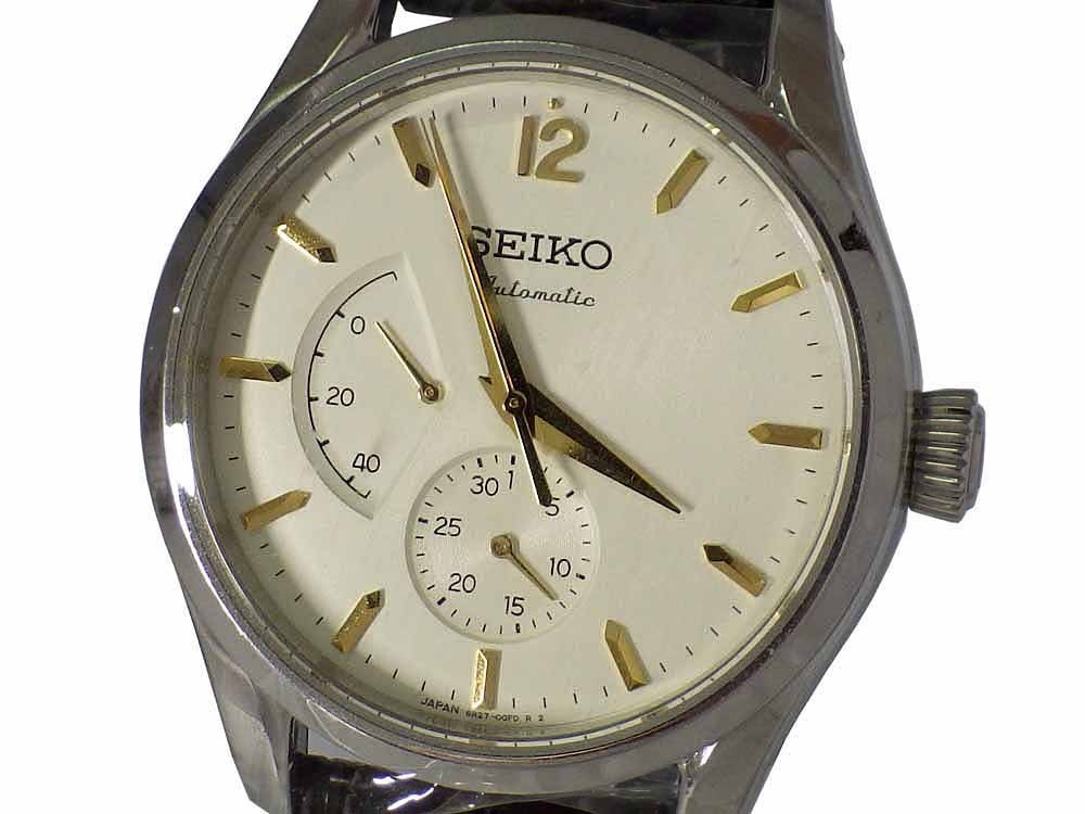 セイコー【SEIKO】60周年記念限定 プレサージュ SARW027 メンズ腕時計 裏スケ 自動巻き 6R27-00K0_画像1