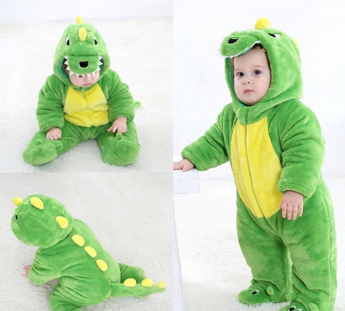 恐竜　辰年　龍　ドラゴン　コスプレ　衣装　おくるみ　着ぐるみ　正月　赤ちゃん　冬