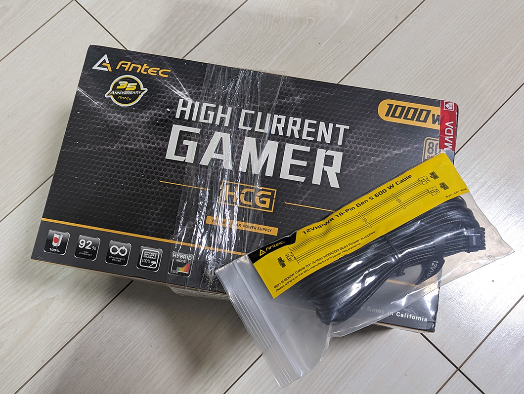 ◇新品ANTEC アンテックHCG1000 GOLD 1000W 電源別売12VHPWR ◇新品ANTEC アンテックHCG1000 GOLD 1000W 電源別売12VHPWR
