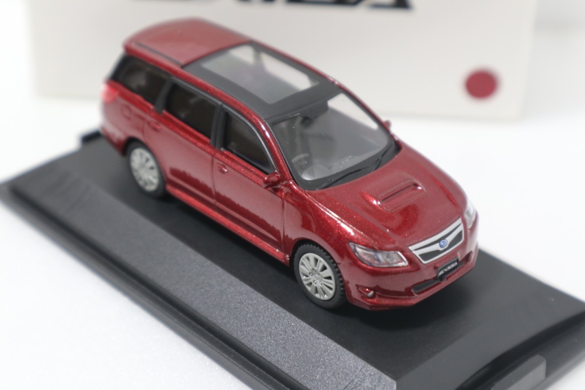 ディーラー販促 1/64 スバル エクシーガ 赤系 レッド 非売品 SUBARU EXIGA RED_画像3