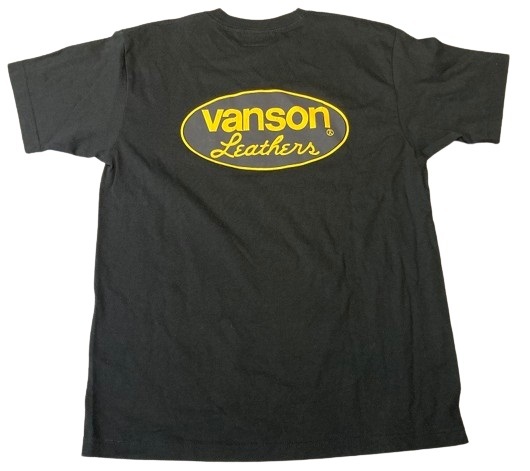 【サイズL】売り切り！長期保管品！VANSON　バンソン　半袖　Tシャツ　カラー：ブラック メンズ　トップス_画像3