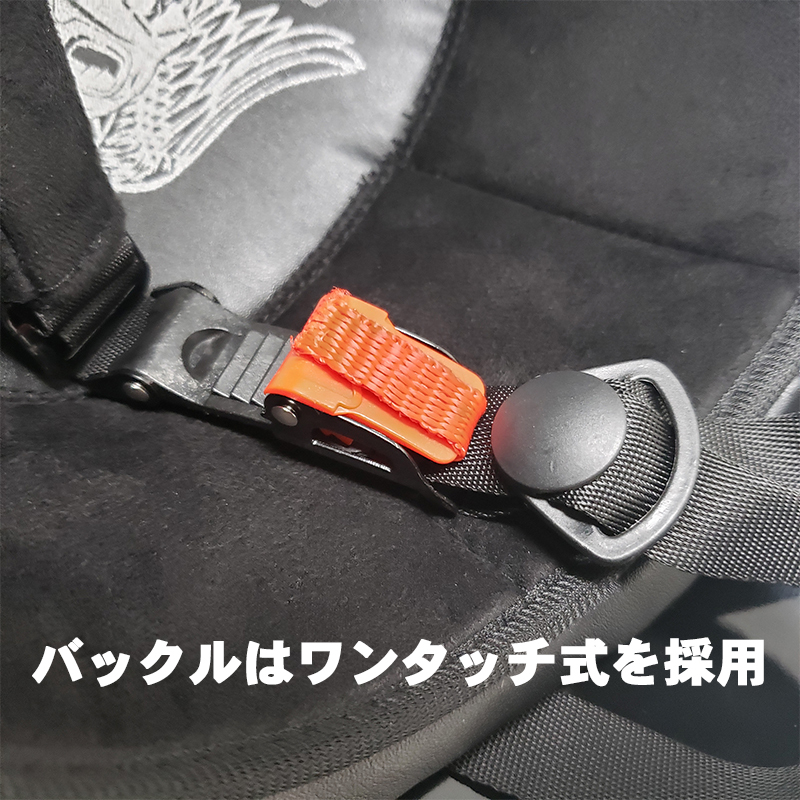 [L size ] equipment ornament for half helmet [ german ] black / red f Ray m( quick release standard installation )