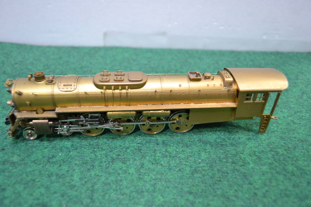 アメリカ型、蒸気機関車、オール真鍮製、_画像3