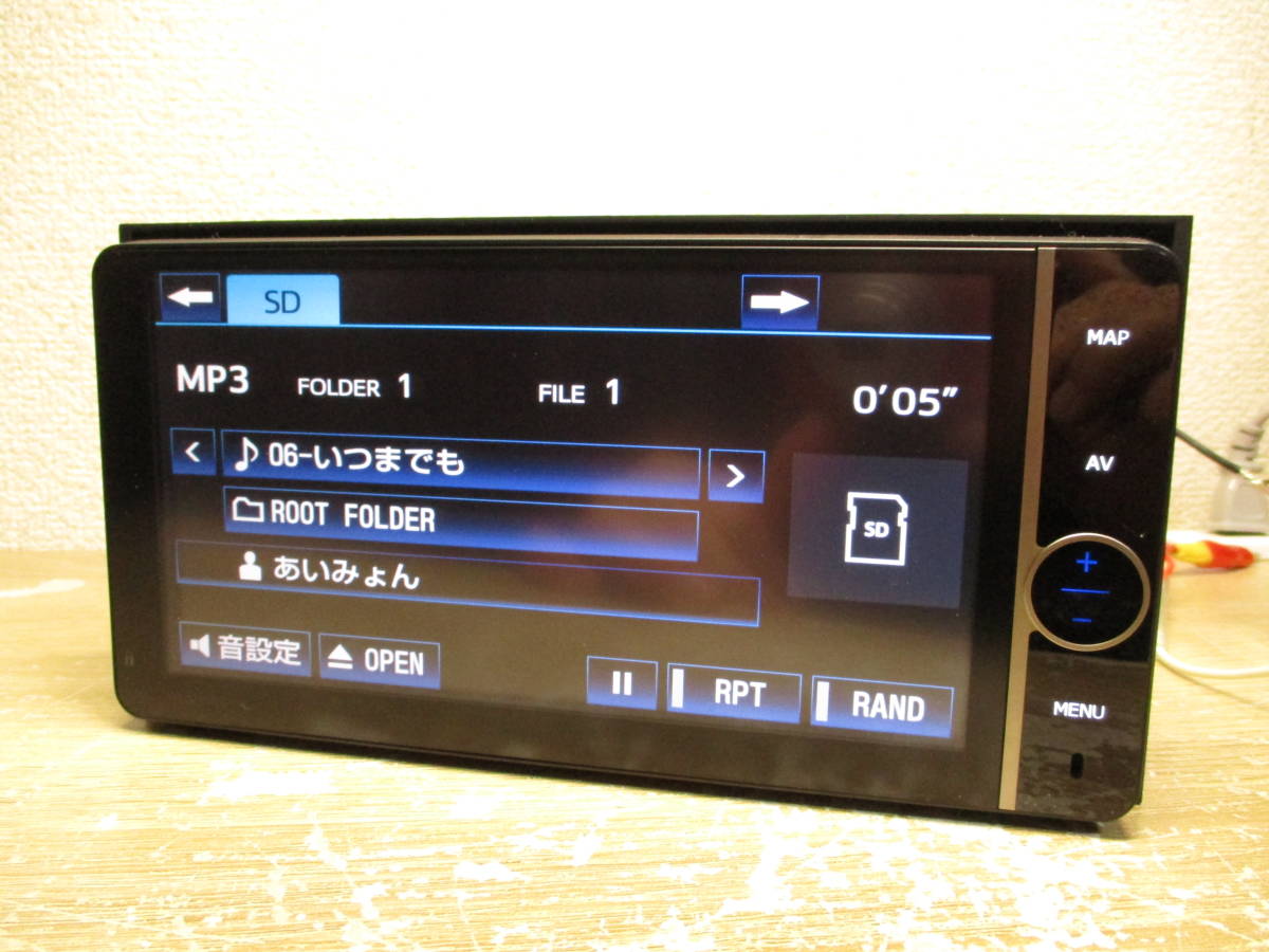 トヨタ純正 HDDナビ AKB48 Team8ナビ NHZD-W62G 地図データ2015年秋 地デジフルセグTV/CD/SD/DVD/Bluetoothオーディオの画像4